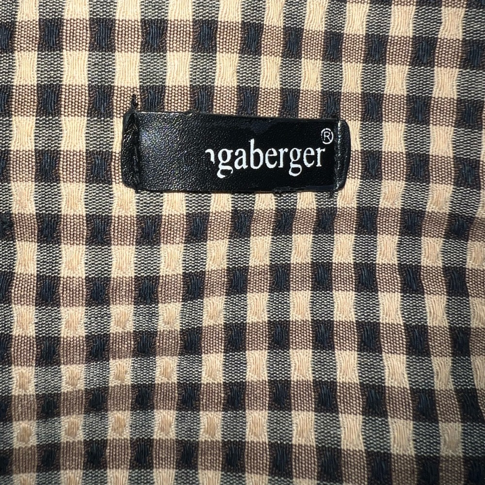 Longaberger plaid small tote bag - Picture 6 of 8